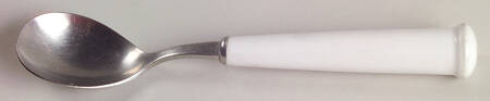 Pearl White (Coupe Shape) Teaspoon by Noritake