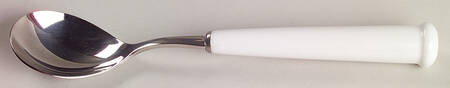 Pearl White (Coupe Shape) Place/Oval Soup Spoon