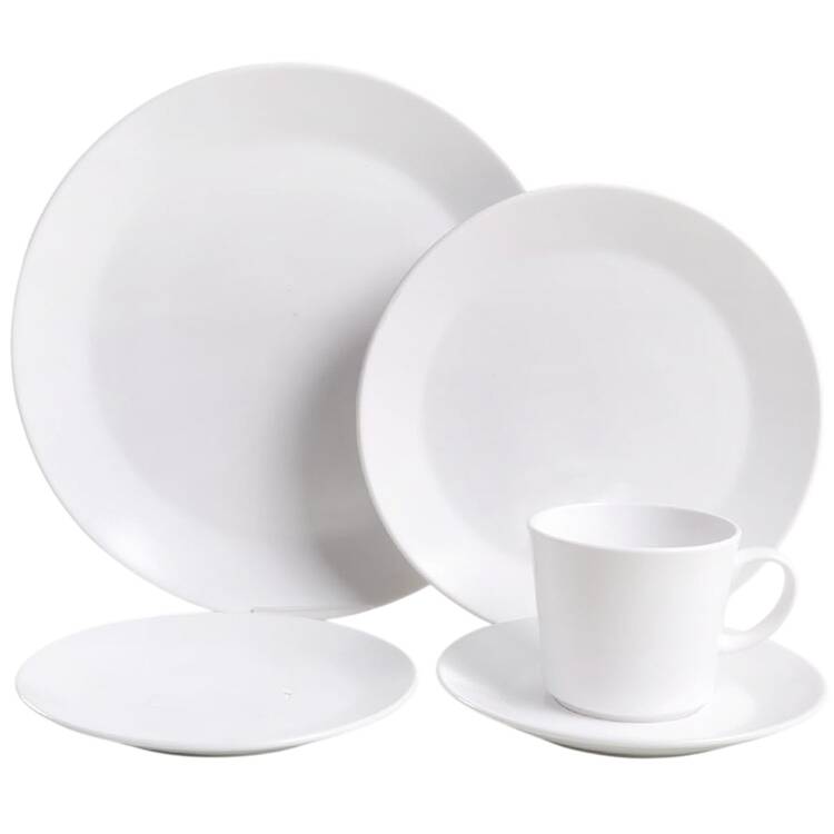 Pearl White (Coupe Shape) 40 Piece Estate Set