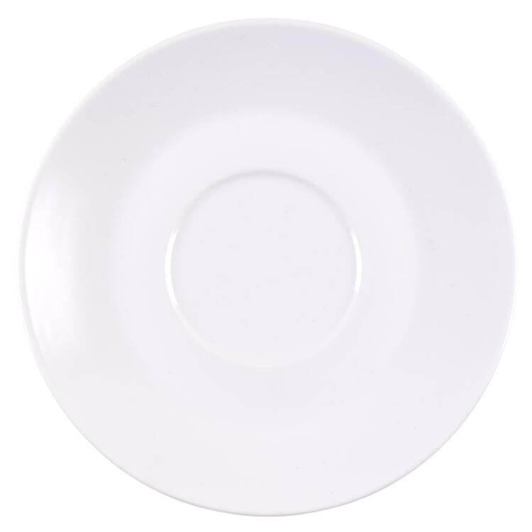 Pearl White (Coupe Shape) Saucer by Noritake