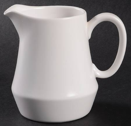 Pearl White (Coupe Shape) Creamer by Noritake