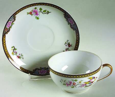 Pheasant Flat Cup & Saucer Set