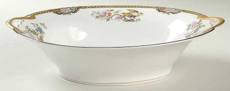 Pheasant 10" Oval Vegetable Bowl