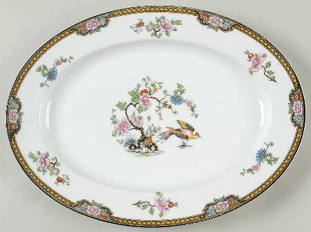 Pheasant 11" Oval Serving Platter