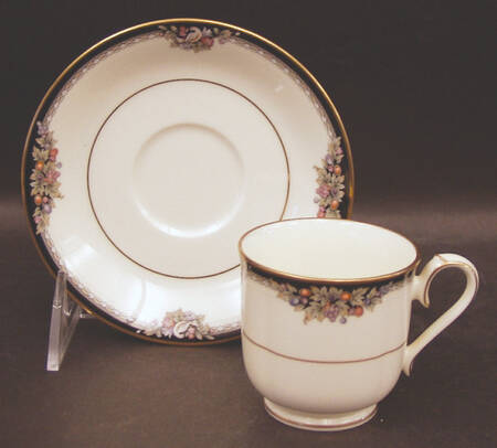 Philharmonic Footed Demitasse Cup & Saucer Set