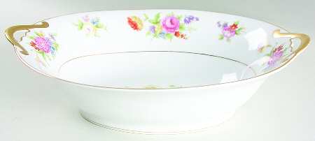 Phyllis 10" Oval Vegetable Bowl