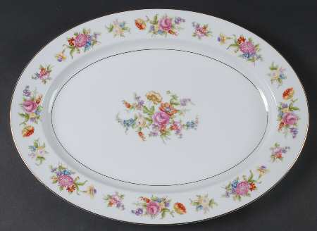 Phyllis 16" Oval Serving Platter