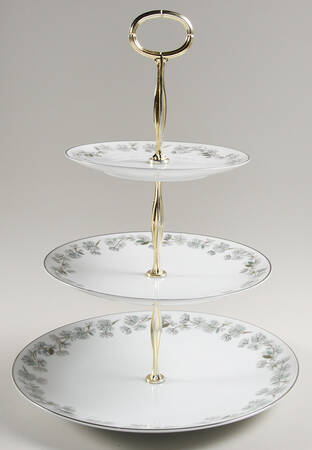 Pinetta 13 7/8"-14 1/4" 3-Tiered Serving Tray(DP,SP,BB) HC
