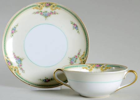 Plaza Flat Cream Soup Bowl & Saucer Set