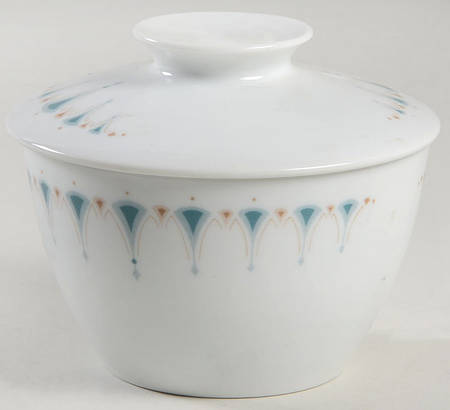 Plaza Sugar Bowl & Lid