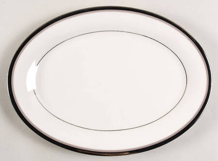 Platinum Lights 12" Oval Serving Platter