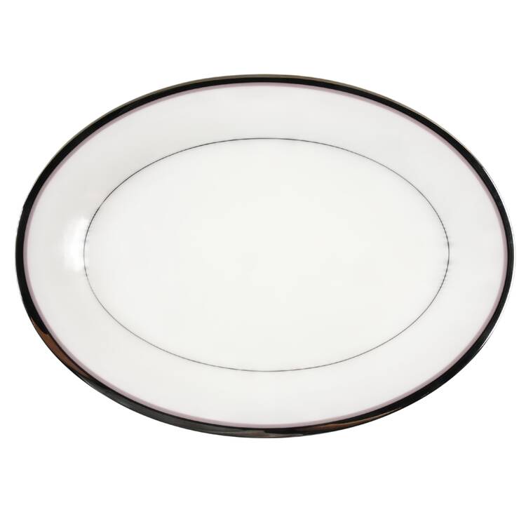 Platinum Lights 16" Oval Serving Platter