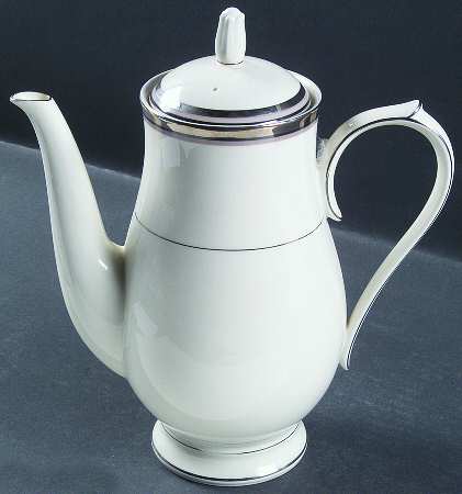Platinum Lights Coffee Pot & Lid