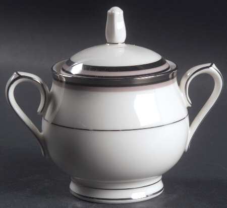 Platinum Lights Sugar Bowl & Lid