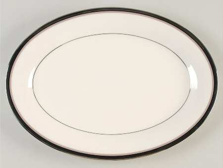 Platinum Lights 14" Oval Serving Platter