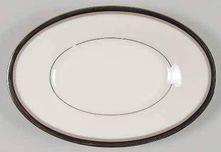 Platinum Lights Relish/Butter Tray