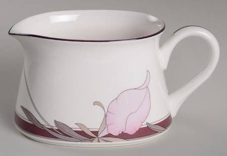 Plum Orchid Gravy Boat