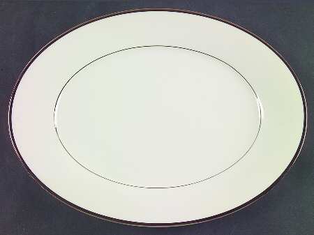 Platinum Serenade 13" Oval Serving Platter