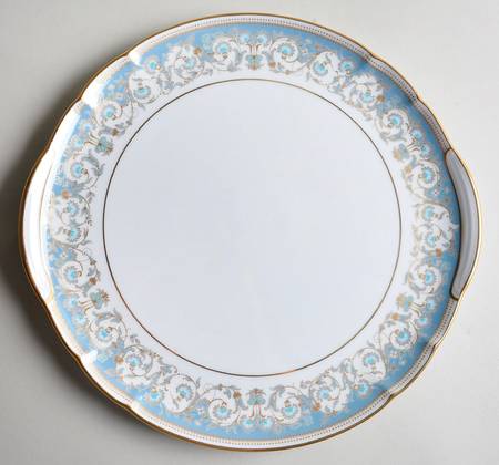 Polonaise Handled Cake Plate