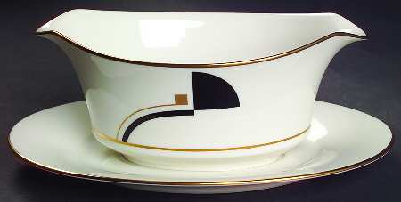 Portfolio Gravy Boat with Attached Underplate
