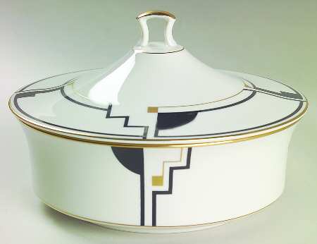 Portfolio Large Round Covered Vegetable by Noritake