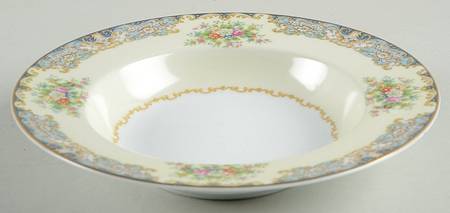 Posy Rim Soup Bowl