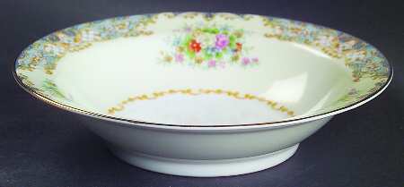 Posy Rim Fruit/Dessert (Sauce) Bowl