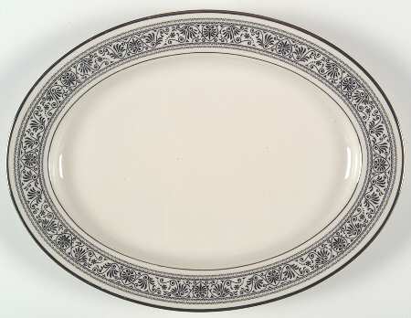 Prelude 13" Oval Serving Platter by Noritake