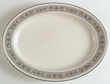Prelude 16" Oval Serving Platter by Noritake