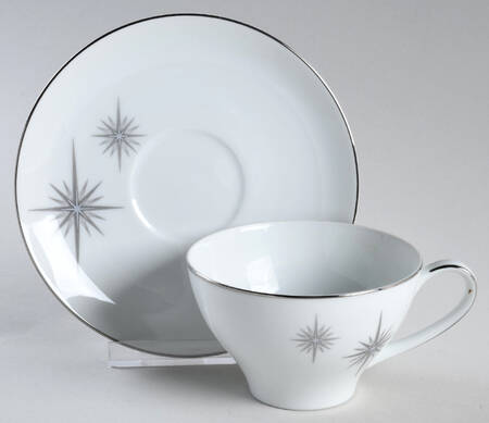 Preston Flat Cup & Saucer Set