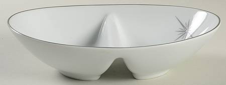 Preston 10" Oval Divided Vegetable Bowl