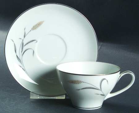 Prairie Gold Flat Cup & Saucer Set