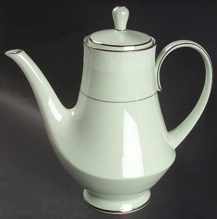 Promise Me Green Coffee Pot & Lid