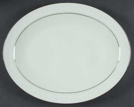 Promise Me Green 13" Oval Serving Platter