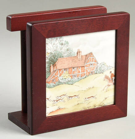 Pursuit 6 1/8" Rosewood Napkin Holder  HC