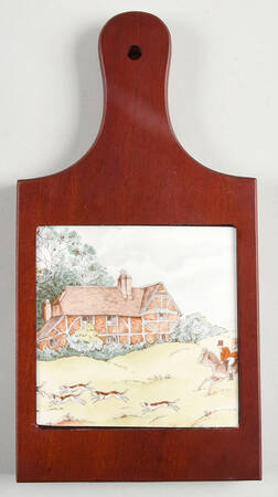 Pursuit 10" Rosewood Cheese Board with Tile  HC