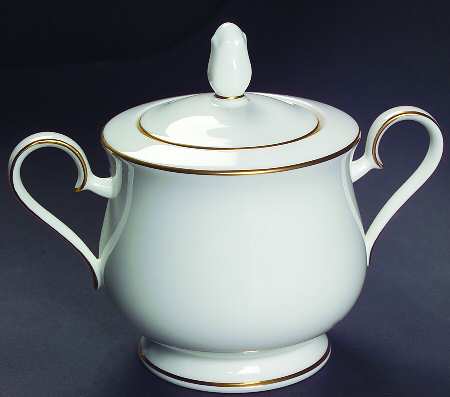 Purity Gold Sugar Bowl & Lid