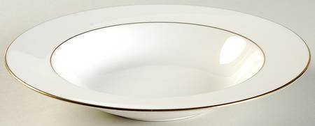 Purity Gold Rim Soup Bowl