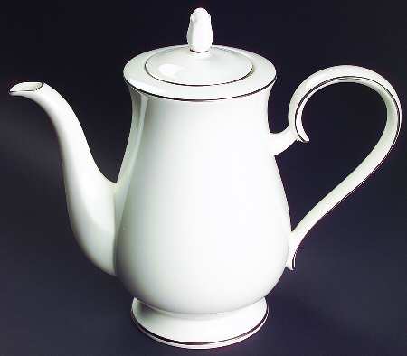 Purity White Coffee Pot & Lid