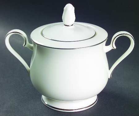 Purity White Sugar Bowl & Lid