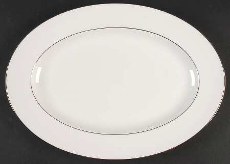 Purity White 14" Oval Serving Platter