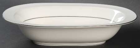 Purity White 10" Oval Vegetable Bowl