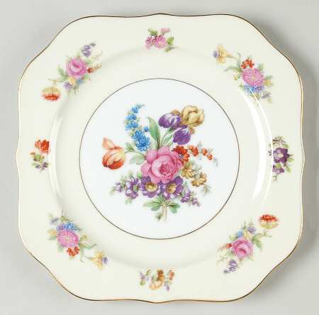 Queen Anne Square Salad Plate
