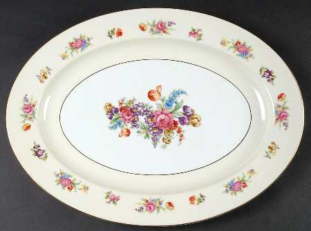 Queen Anne 16" Oval Serving Platter