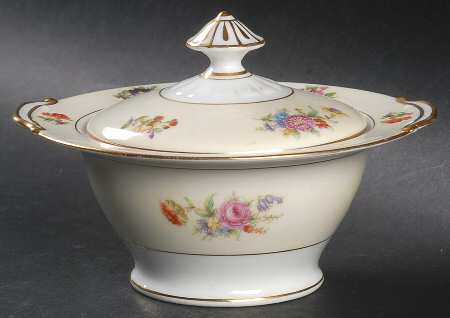Queen Anne Sugar Bowl & Lid