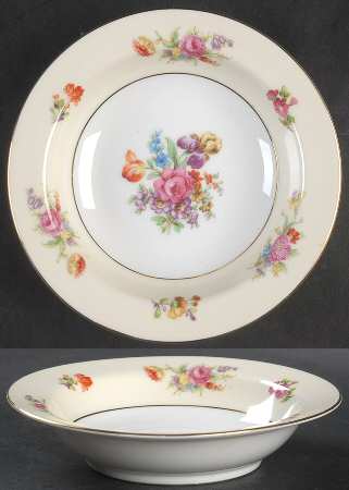 Queen Anne Rim Fruit/Dessert (Sauce) Bowl