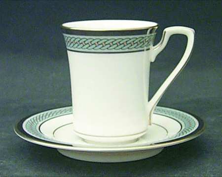 Queens Guard Flat Demitasse Cup & Saucer Set