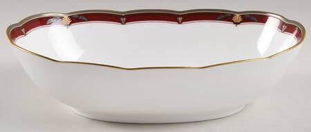 Queen's Splendor 9" Oval Vegetable Bowl