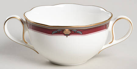 Queen's Splendor Flat Cream Soup Bowl