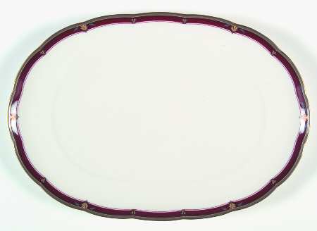 Queen's Splendor 14" Oval Serving Platter